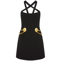 Rebecca Vallance Womens Chelsea Cross Neck Mini Dress FARFETCH