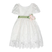 Monnalisa childrens layered guipure lace dress FARFETCH