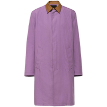 Prada Prada mens logo appliqué cotton single-breasted jacket FARFETCH