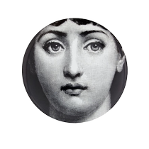 Fornasetti 插画印花瓷盘FARFETCH发发奇