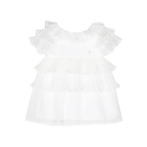 Patachou childrens clothing ruffled chiffon dress FARFETCH