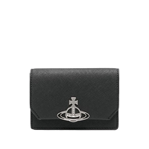 Vivienne Westwood Womens Saturn Pattern Leather Wallet FARFETCH