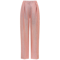 12 STOREEZ LADY PRESS PLEATS LINEN PANTS FARFETCH HAIR CHIC