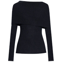 Fabiana Filippi Womens Ribbed Knit Long Sleeve Top FARFETCH