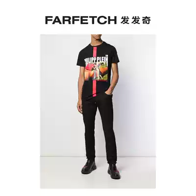 Philipp Plein men summer Tony Kelly trend T-shirt FARFETCH hair