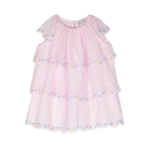 Stella Mccartney childrens polka-dot layered dress FARFETCH