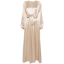 Eleventy Womens Silk Satin Maxi Dress FARFETCH