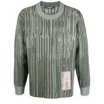 A-Cold-Wall* Mens Abstract Striped Sweater FARFETCH
