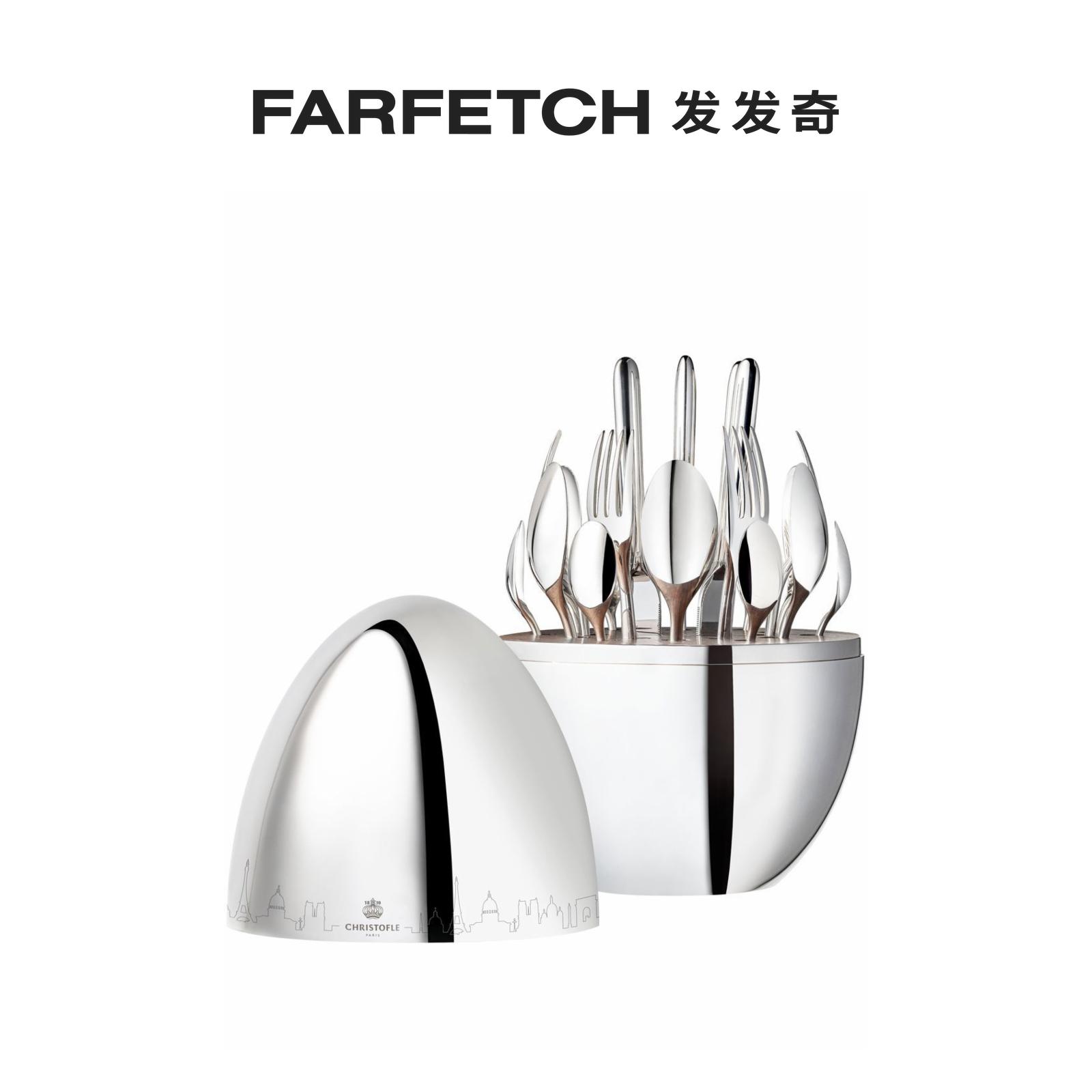 Christofle Mood silver plated cutlery group (6 people used) Fat Chic-Taobao