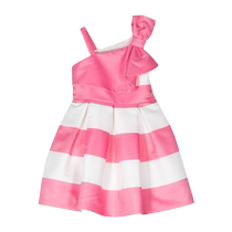 Final Sale]ABEL LULA childrens asymmetrical striped dress FARFETCH