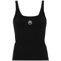 Marine Serre Womens Crescent Moon Embroidered Tank Top FARFETCH