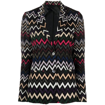 Missoni womens herringbone pattern single-breasted blazer FARFETCH