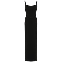 Ms. Solace London Lady Frankie Crepe Yarn Super Long Tandem Dress FARFETCH Hair Chic