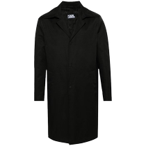 Karl Lagerfeld mens snap-button single-breasted jacket FARFETCH