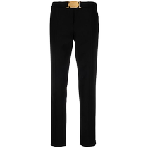 Moschino Womens Smiley Buckle Tapered Pants FARFETCH