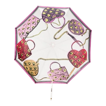 Moschino unisex illustration printed folding umbrella FARFETCH