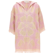 Zimmermann Womens Floral Print Terry Hooded Beach Dress FARFETCH