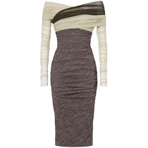Philosophy Di Lorenzo Serafini womens off-the-shoulder ruffled midi dress is amazing