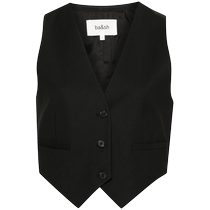 BaSh Ms. Jessy interlocking twill Western-style vest FARFETCH