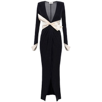 Elisabetta Franchi womens oversized bow dress FARFETCH