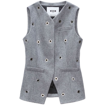 Msgm womens eyelet detail vest FARFETCH