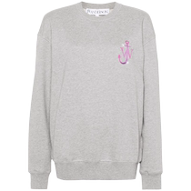 JW Anderson womens logo embroidered cotton sweatshirt FARFETCH