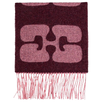 Ganni womens fringed detail wool scarf FARFETCH