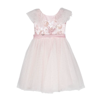 Monnalisa childrens sequin embellished puffy dress FARFETCH