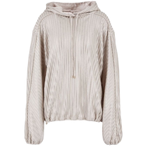 Giorgio Armani Armani womens elasticated cuffs ribbed hoodie FARFETCH