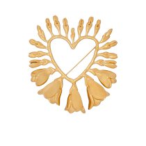 Oscar De La Renta Womens Wisteria Polished Brooch FARFETCH