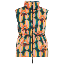 Double J womens double-sided floral print quilted vest FARFETCH