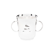 Christofle childrens Charlie Bear silver-plated double-handle baby cup FARFETCH