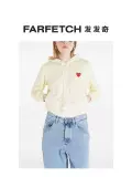 CDG Play Kawakubo Rei Lady's Pare Whotshirt Blue Styling Jacket Jupet Farefetch Hairstyle