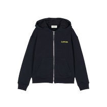 Lanvin childrens clothing logo embroidered hooded jacket FARFETCH