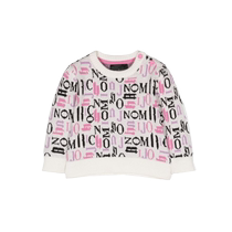 Окончательная продажа] Джон Ричмонд Детская одежда напечатанная вязаная толстовая футболка FARFETCH Толстый шик