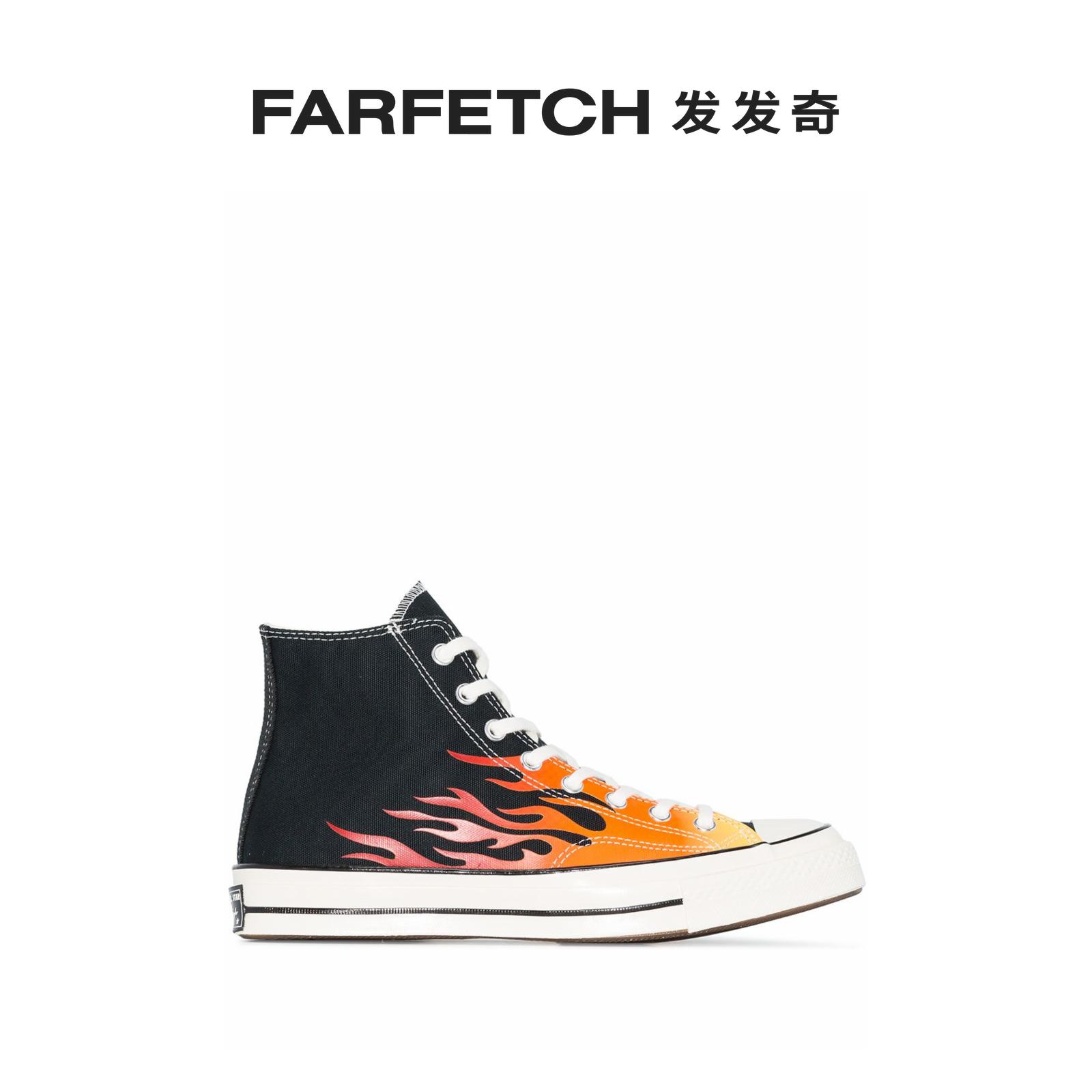 Converse Converse Converse Men and women General Chuck 70 Flame printed board shoes FARFETCH Fat Chic-Taobao