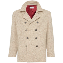 Brunello Cucinelli Mens Herringbone Wool Crew Jacket FARFETCH