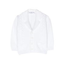 Colorichiari Childrens Cable Knit Detailed Cardigan FARFETCH