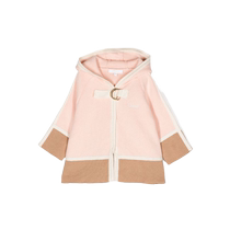 Chloe childrens two-color knitted jacket FARFETCH
