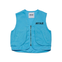 Final Sale]MYAR KIDS childrens clothing logo printed zipper vest FARFETCH