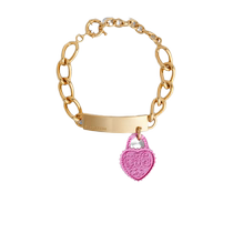 Dsquared2 Womens Heart Shape Charm Chain Bracelet FARFETCH