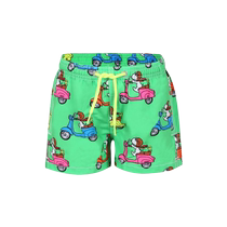 Mc2 Saint Barth childrens clothing x Snoopy - Peanuts pattern printed swimming trunks.