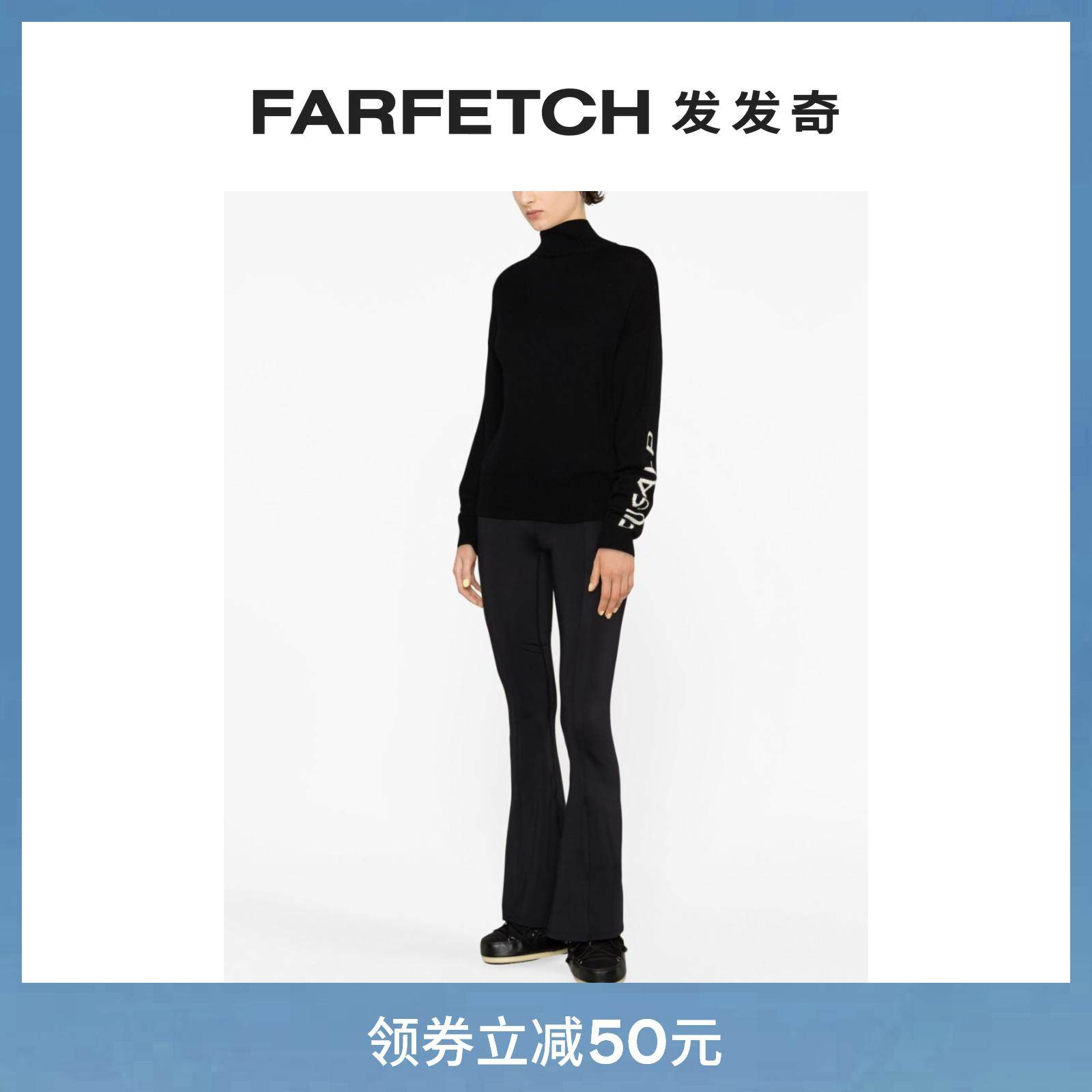 Lady Fusalp Isis logo with floral sweater FARFETCH Fat Chic-Taobao