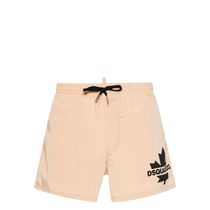 Dsquared2 men logo printed swimsuit pants FARFETCH Fat Chic