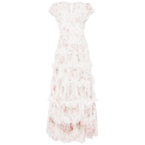 Needle Thread Womens Paradise Garden ruffle detail dress is amazing