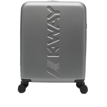 K-WAY Tong-monté logo concave embossed rouleaux valises FARFETCH Fat Chic