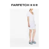Женское мини-платье Ganni с оборками на рукавах-фонариках FARFETCH