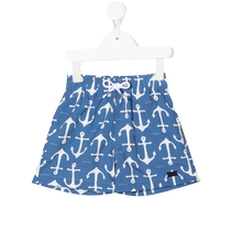Final Sale] Patachou childrens clothing large-area anchor print swimming trunks FARFETCH