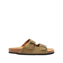 Scarosso mens Hopi rivet-embellished suede sandals FARFETCH