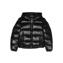 SAVE THE DUCK childrens clothing label zipper padded jacket FARFETCH